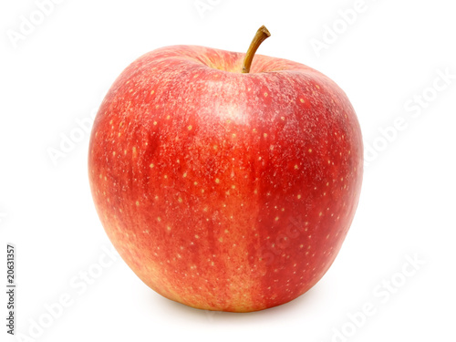 Red apple izolated on white background