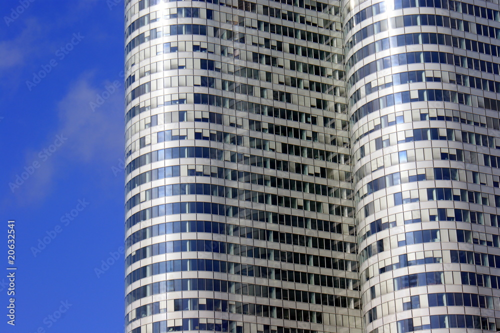 Immeuble bureaux skyscraper office building