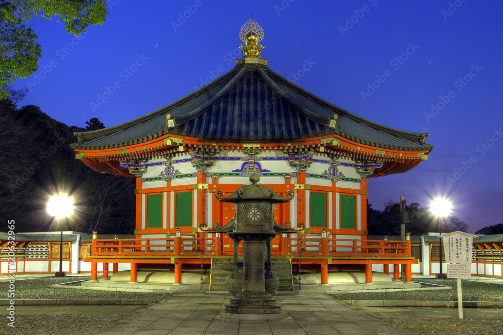 Obraz premium Prince Shotoku Hall at Narita-san Shinsho-ji Temple, Japan