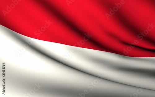 Flying Flag of Indonesia | All Countries Collection |