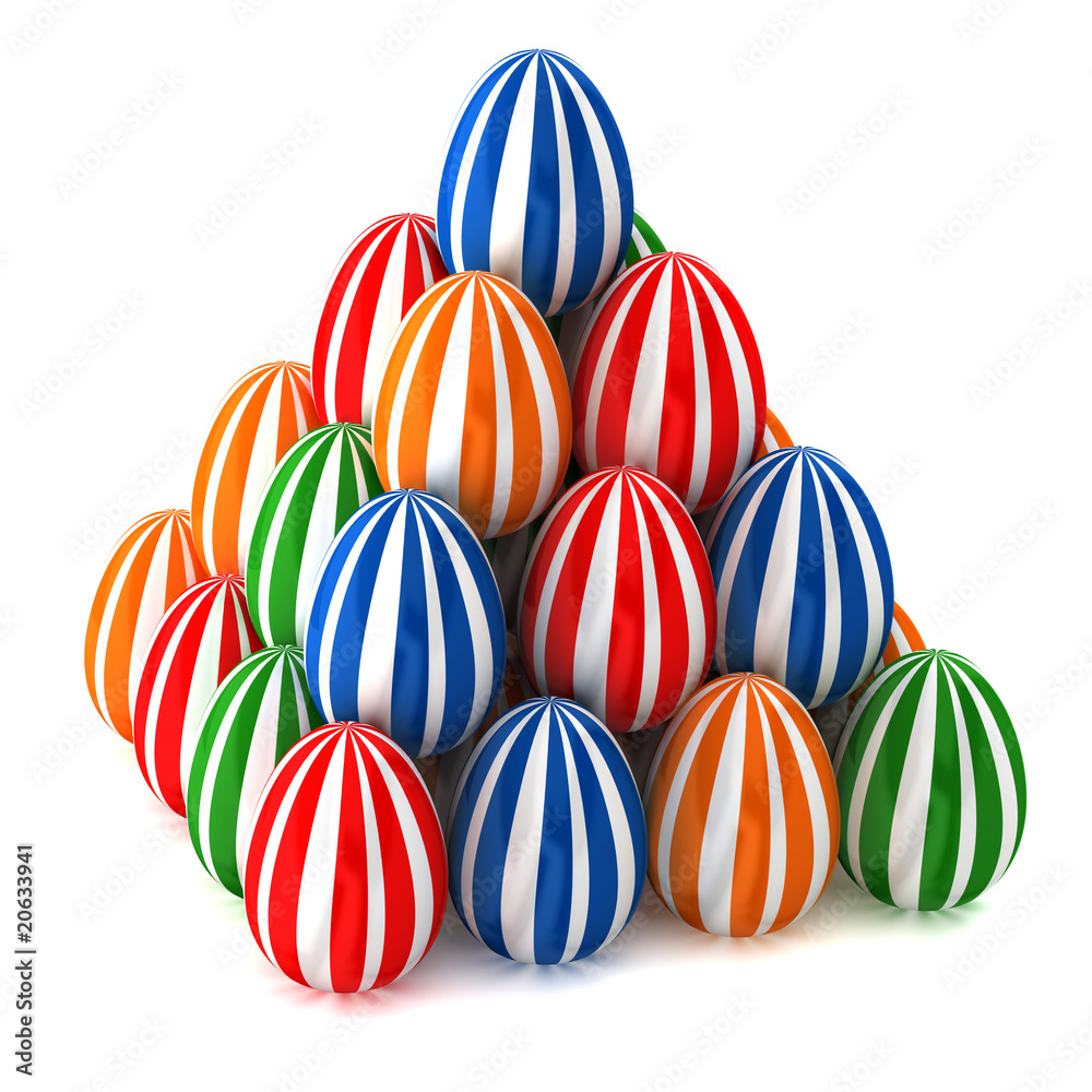 Easter eggs  piramid