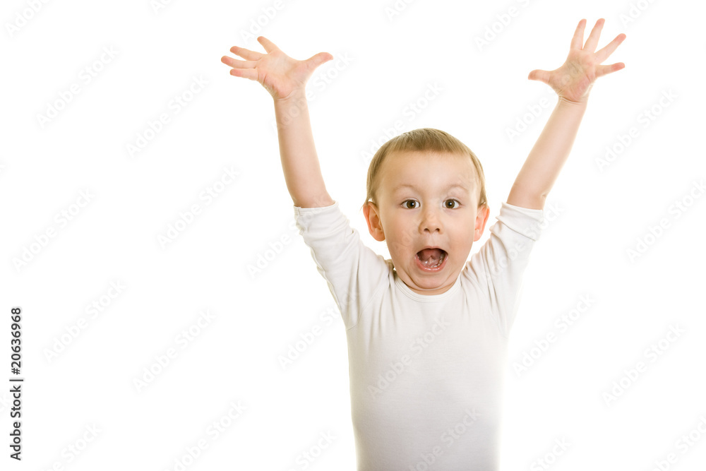 boy hands in the air boy hands in the air