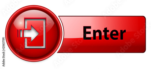 enter icon, button