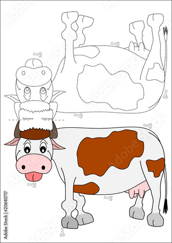 Coloring book-cow