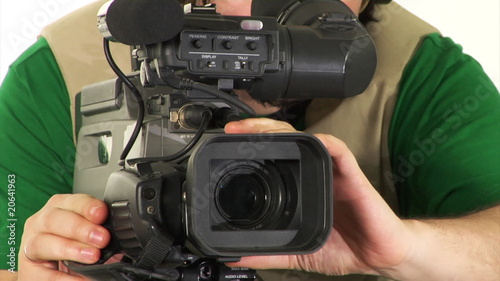 cameraman shooting with crane