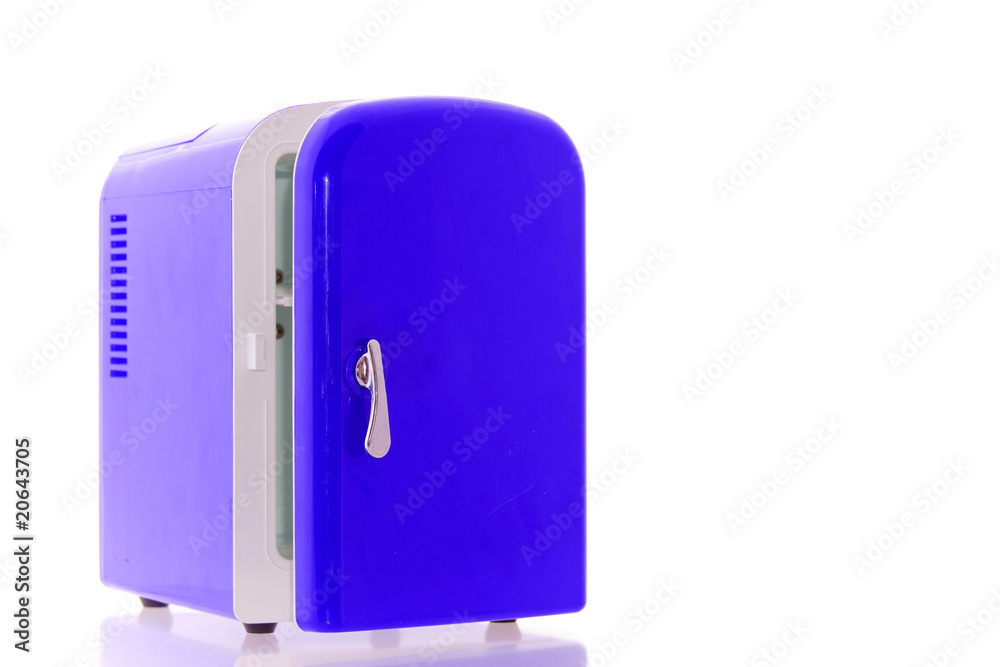 Blue miniature fridge Blue miniature fridge