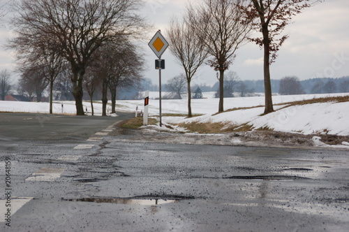 Straßenschäden