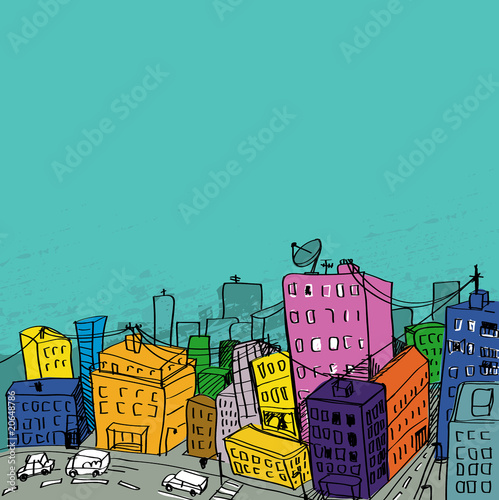 city illustration