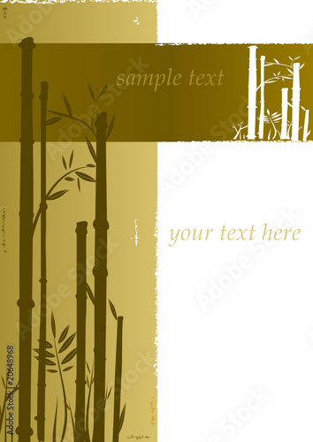 Bambus Ilustration