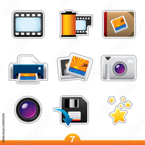 Icon sticker series 7 - photography