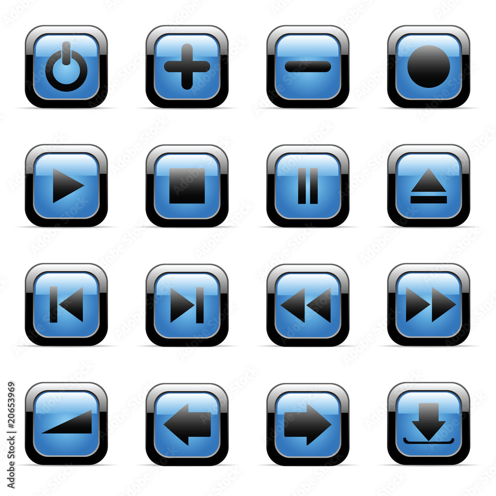 Vector icons set for web applications Vector icons set for web applications