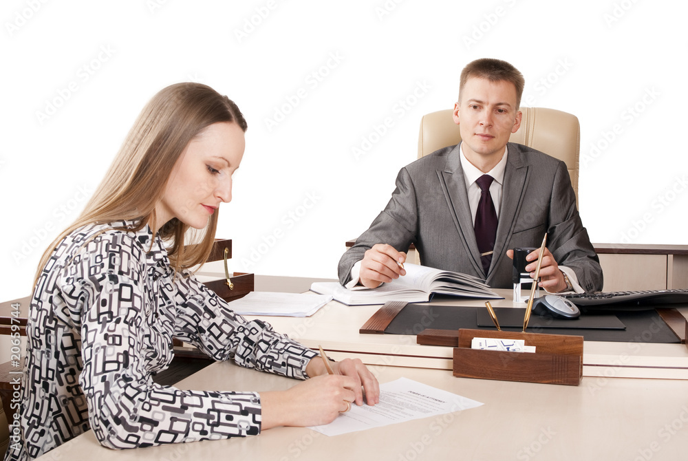 signing a document signing a document