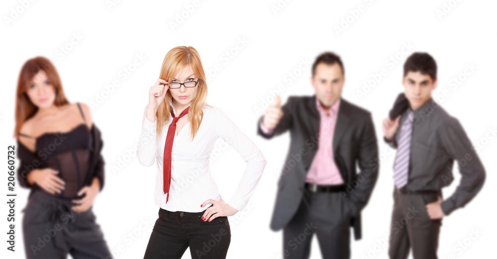 Portrait of a successful business team Portrait of a successful business team