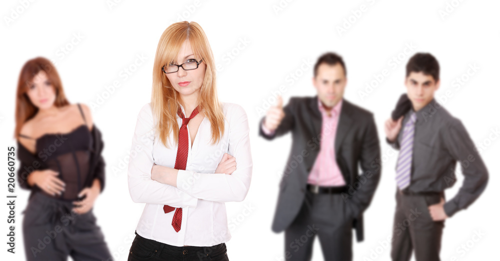 Portrait of a successful business team Portrait of a successful business team
