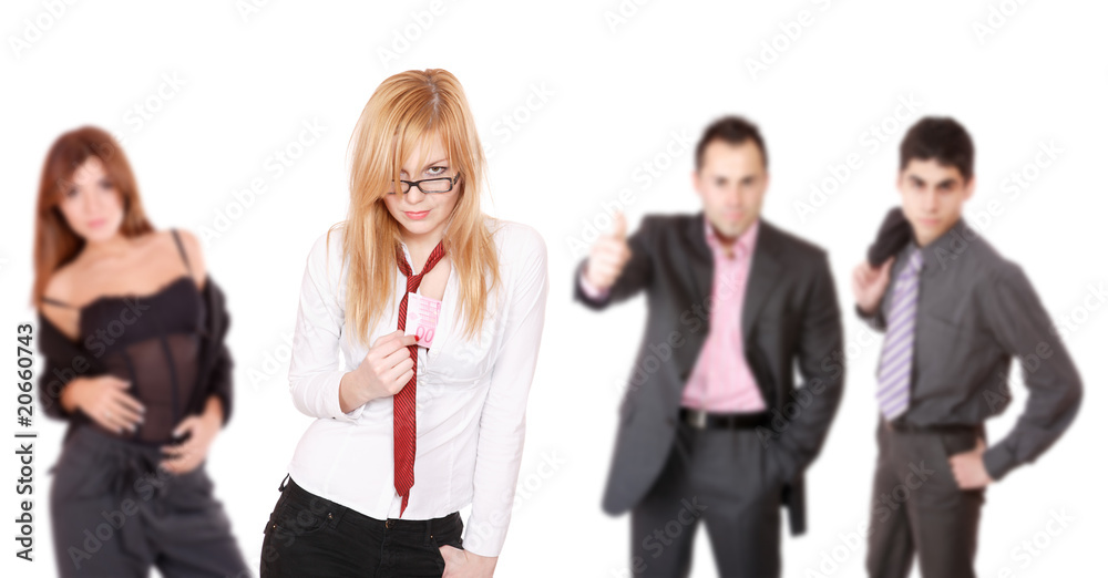 Portrait of a successful business team Portrait of a successful business team