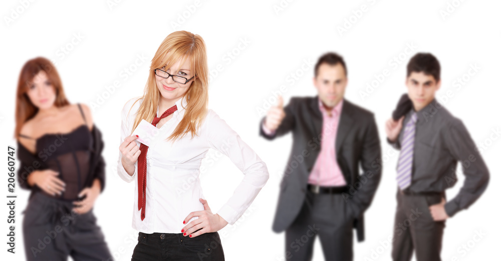 Portrait of a successful business team Portrait of a successful business team