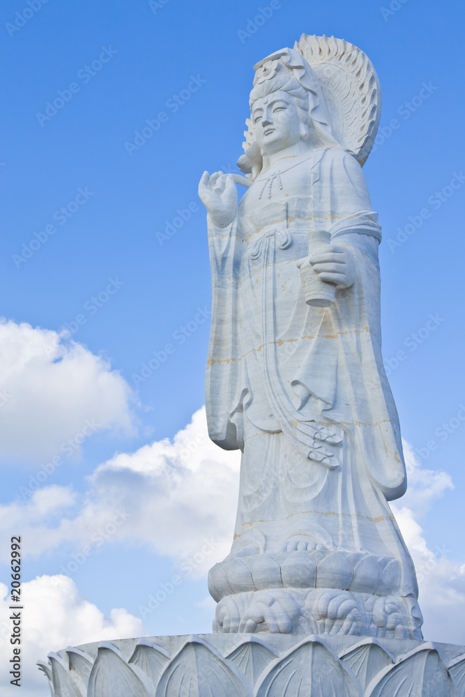 Statue of Guanyin, one of most important god in Chinese culture Statue of Guanyin, one of most important god in Chinese culture