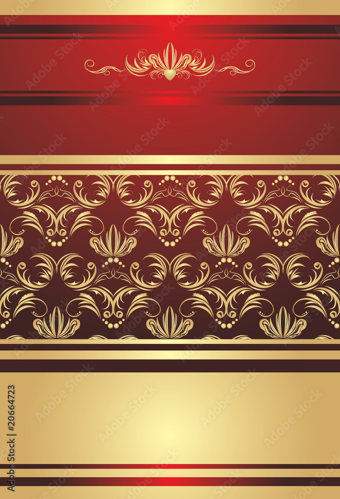 Ornament for decorative background. Wrapping. Vector