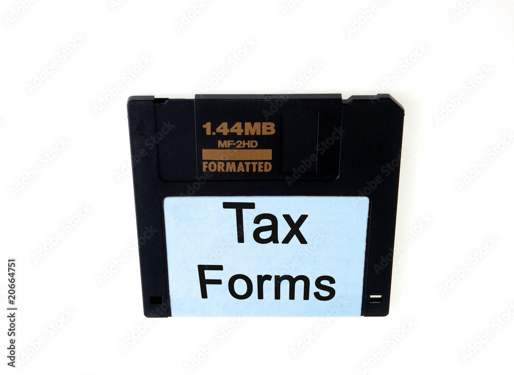 Tax Form Disk Tax Form Disk