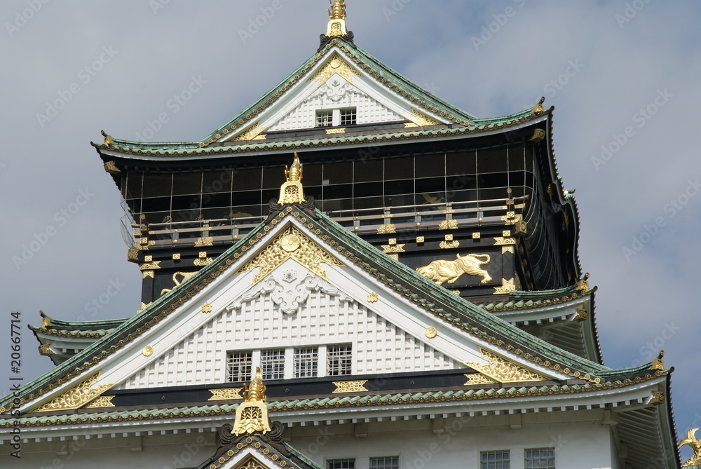 Naklejka premium 大阪城