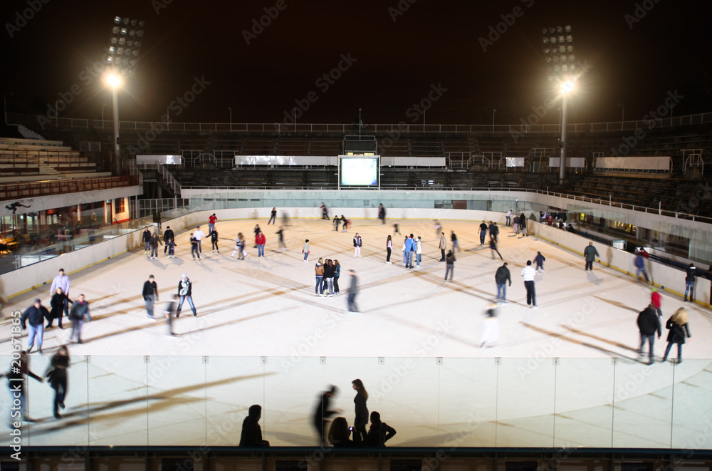 Obraz premium ice skating