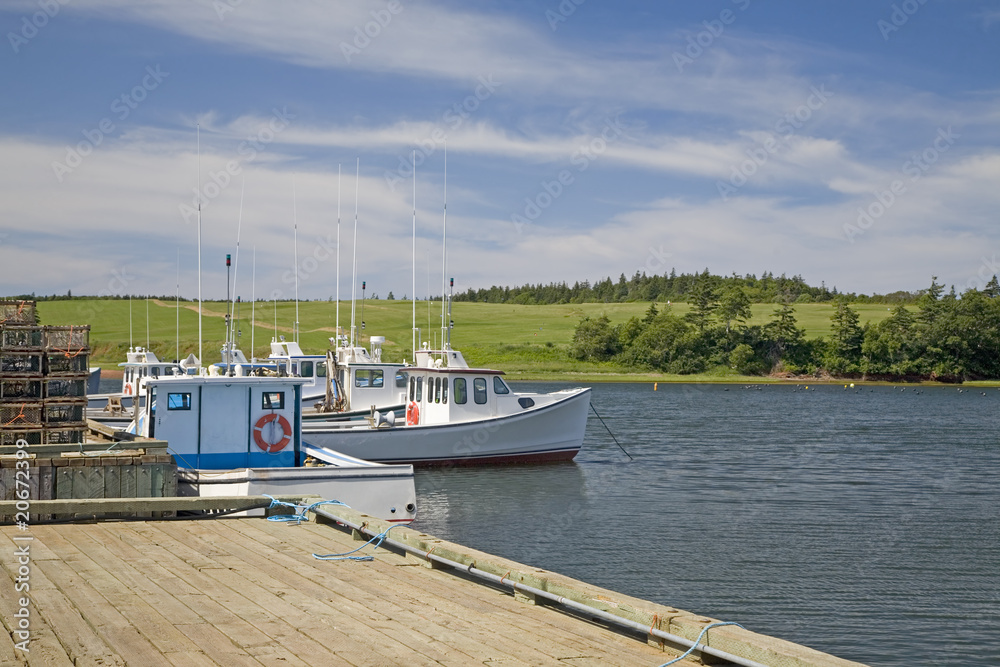 Fototapeta premium Lobster Boats