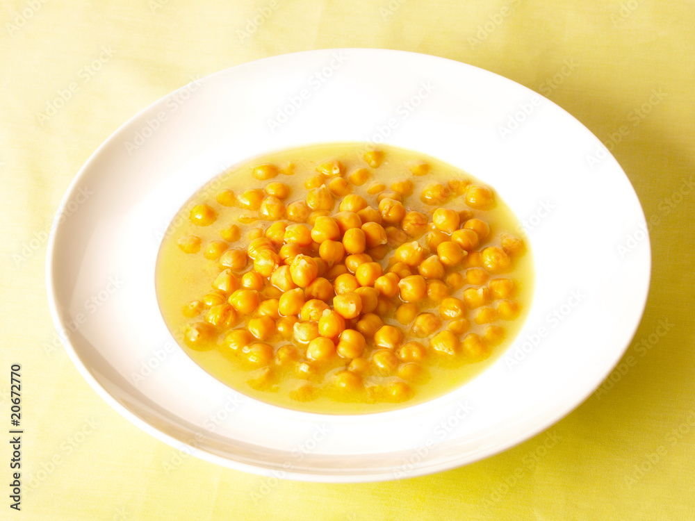 delicious chick pea soup