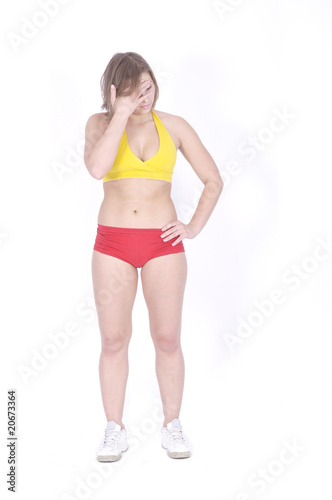 Sporty Attractive young woman