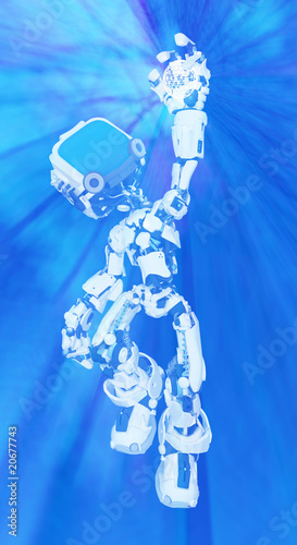 Blue Screen Robot, Light Ball