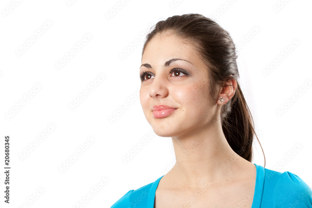 Beautiful brunette portrait Beautiful brunette portrait