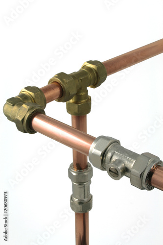 Wallpaper Mural pipe & compression fittings Torontodigital.ca