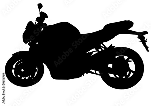 Black motorcycl