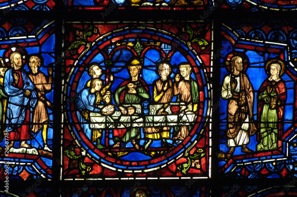 France, vitraux de la cathédrale de Chartres