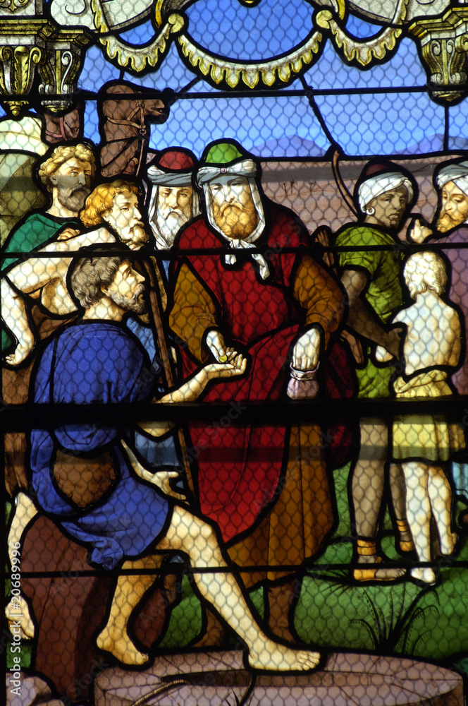 France, vitraux de l’église Saint Martin de Triel