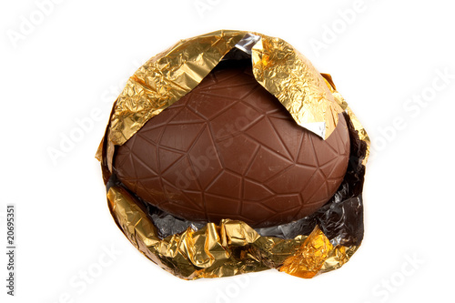 Partially Unwrapped  Easter Egg