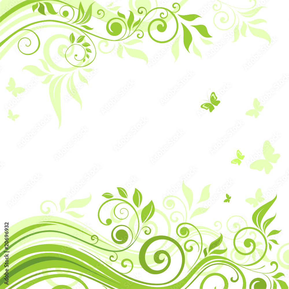 Spring green background