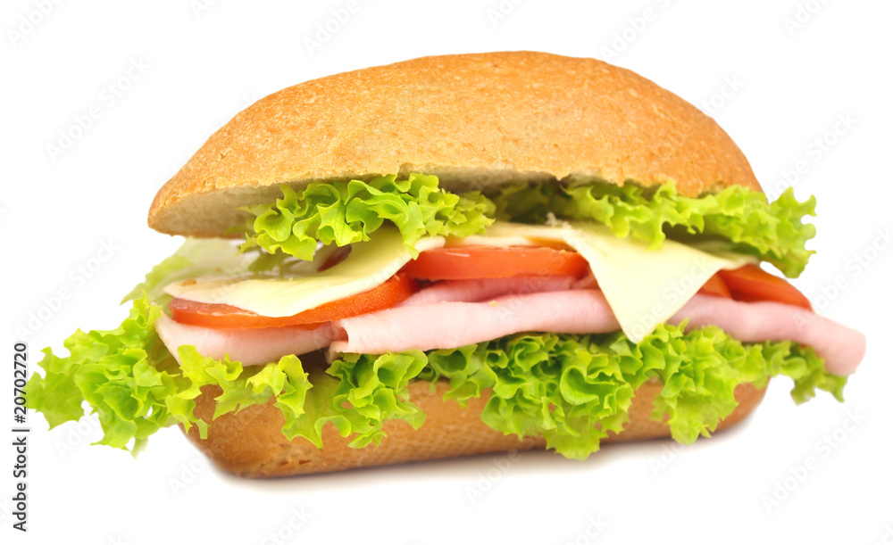 Sandwich isolated on white Sandwich isolated on white
