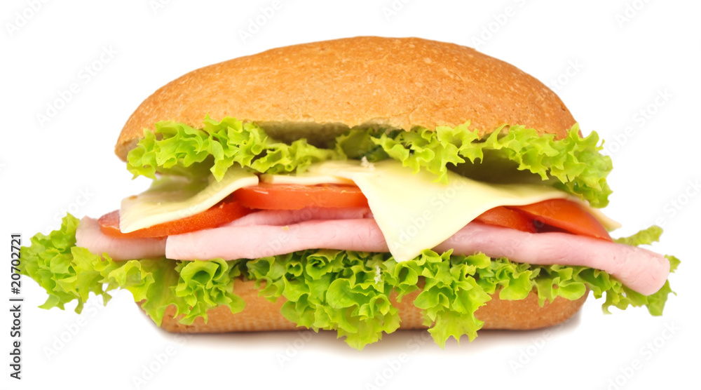 Sandwich isolated on white Sandwich isolated on white