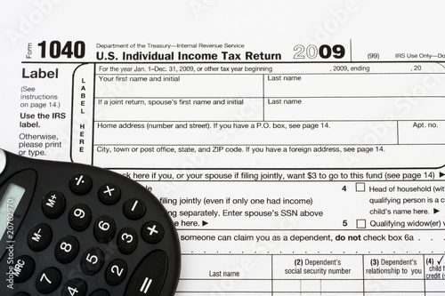 Federal Income Tax Forms © Karen Roach