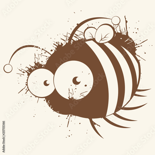 biene cartoon vintage wespe lustig