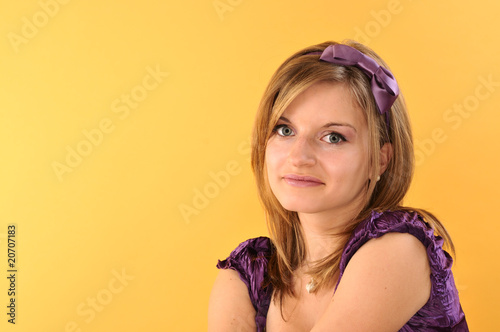 Smiling Beautiful Teenage Girl