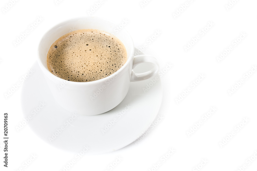 cup of coffee isolated