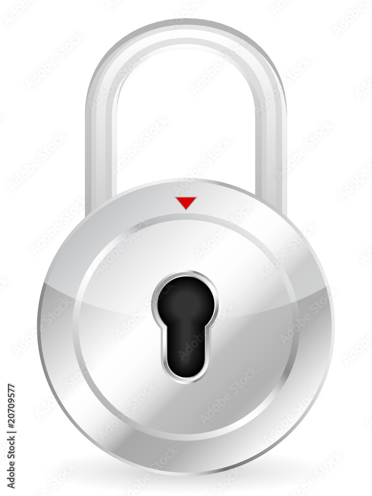 Metal padlock Metal padlock