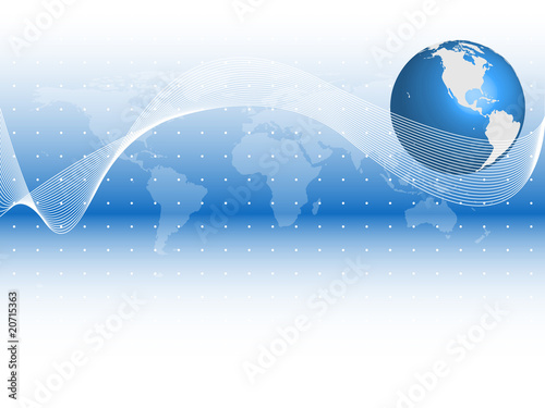Abstract Globe Background