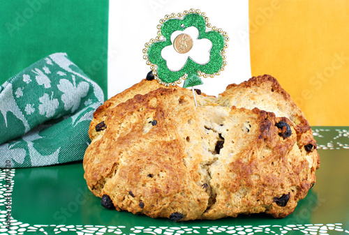 Irist Soada Bread in Irish Setting photo