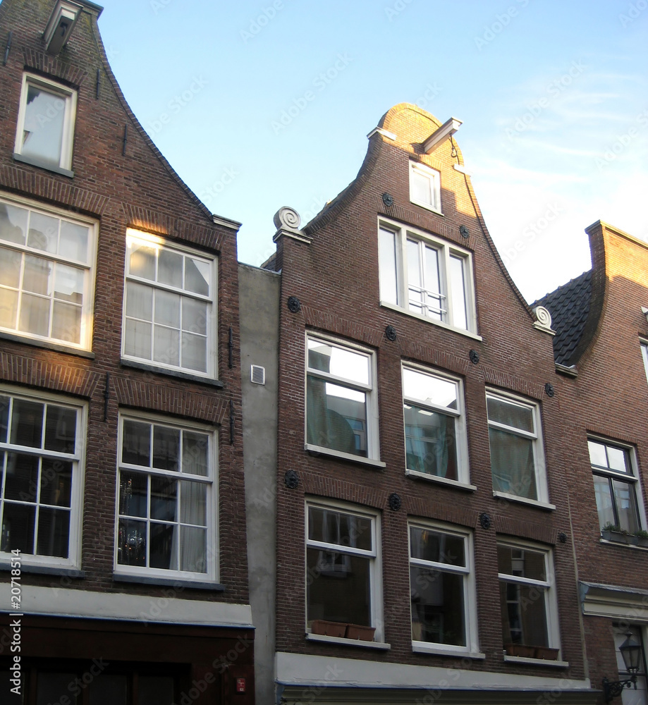 Tipiche case ad Amsterdam
