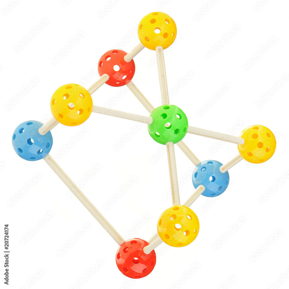 molecule model molecule model