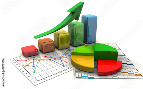 business graph, chart, diagram, bar