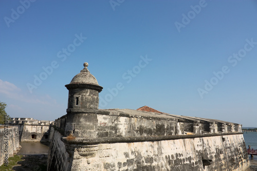 Colonial Wall of Cartagena de Indias. Colombia