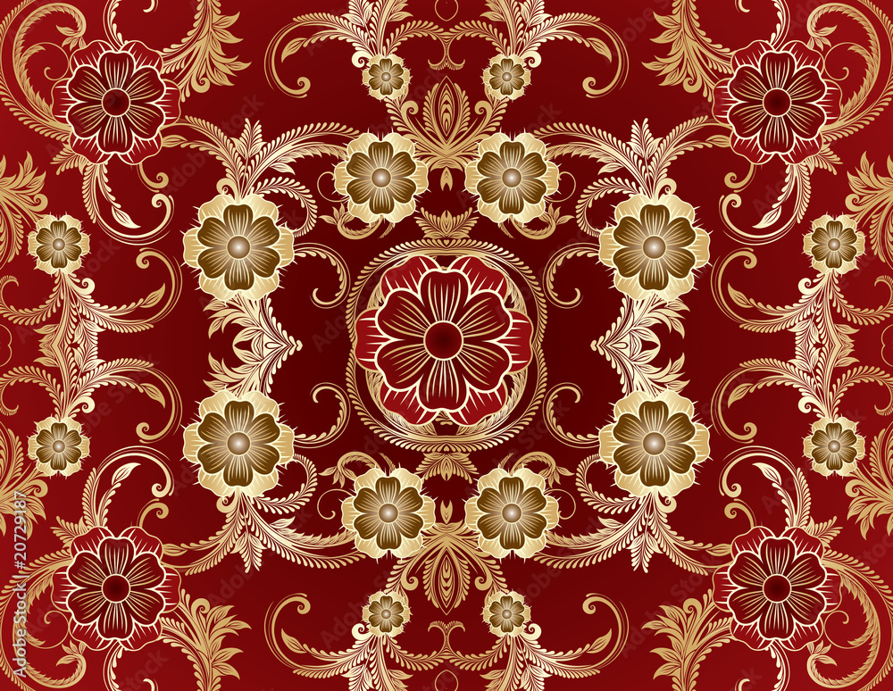 Seamless floral background Seamless floral background